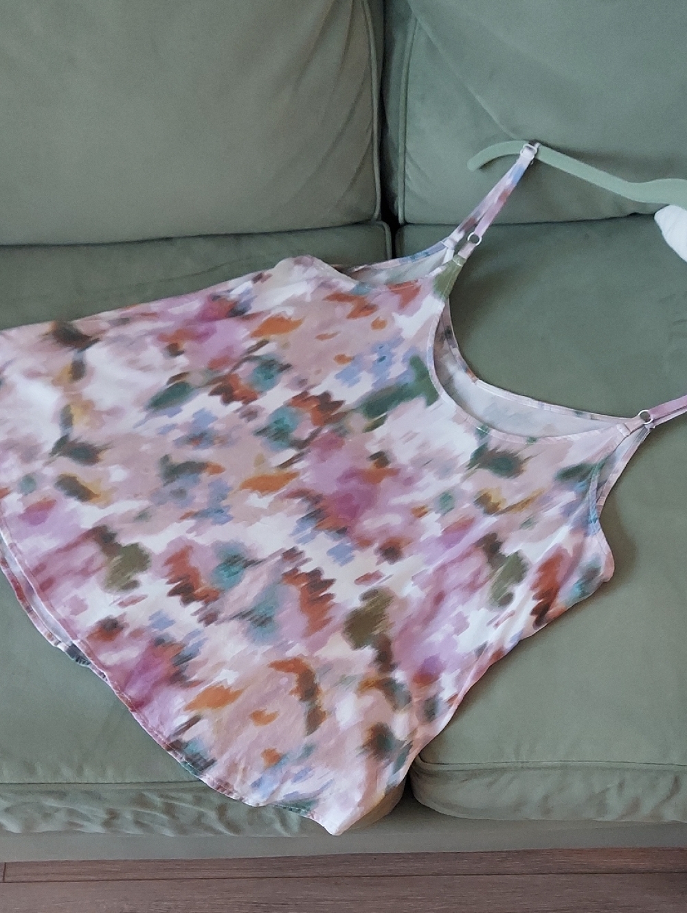 Chico's Lilac Pleated 3/4 Sleeve Duster AND Torrid Ava Flowy Tank - Picture 12 of 12